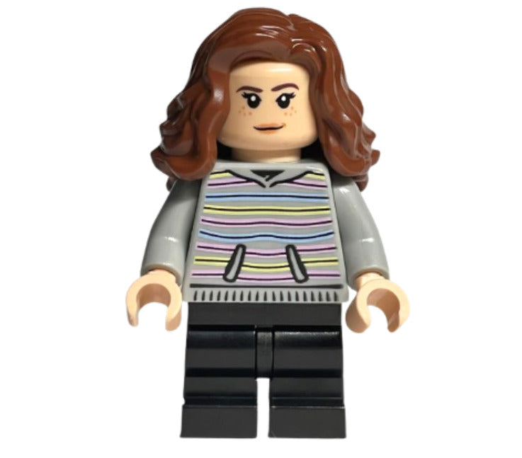 Lego Hermione Granger 76405 Striped Hoodie Medium Legs Harry Potter Minifigure