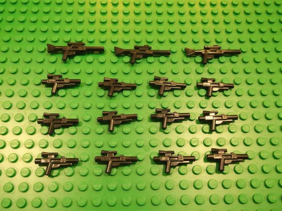 LEGO Star Wars Lot of 15 Blasters & Long Rifles Gun Weapons Accessories