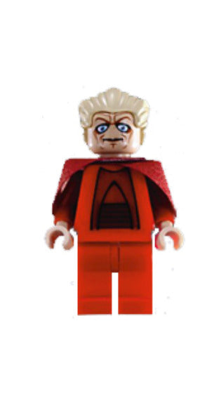 Lego Chancellor Palpatine 8039 Clone Wars Red Outfit Star Wars Minifigure