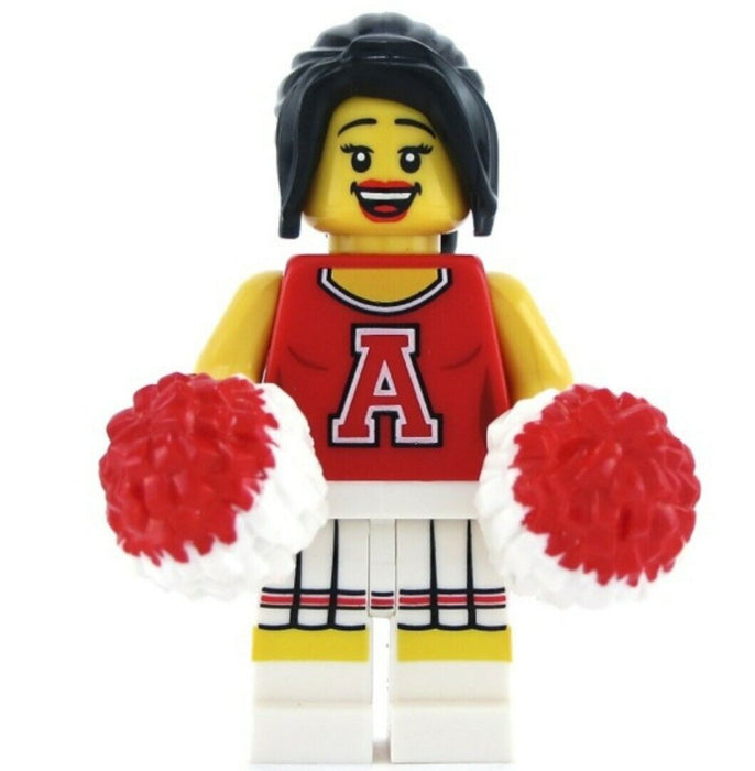 Lego Red Cheerleader 8833 Collectible Series 8 Minifigures