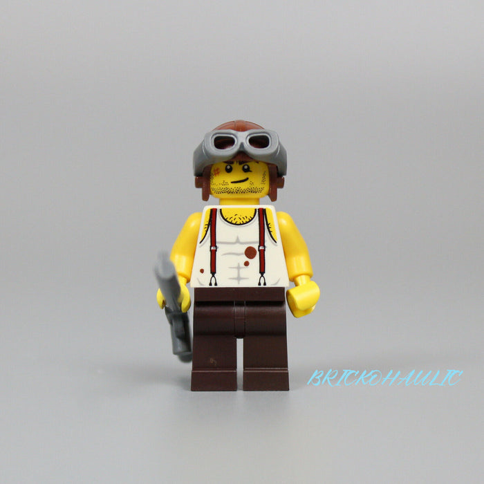 Lego Mac McCloud 7306 Aviator Cap Pharaoh's Quest Minifigure