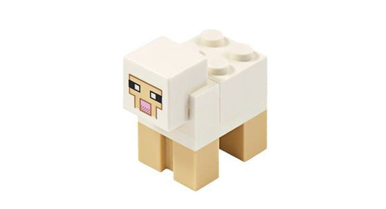 Lego Minecraft Sheep 21159 White Minecraft Minifigure