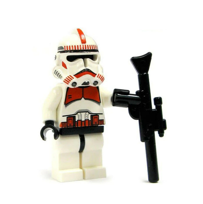 Lego Shock Trooper 7655 Clone Trooper Red Markings Star Wars Minifigure