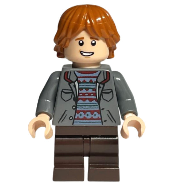 Lego Ron Weasley 76405 Dark Bluish Gray Jacket Harry Potter Minifigure