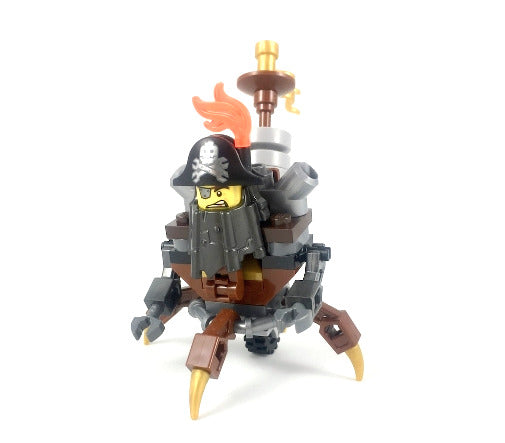 Lego MetalBeard 30528 Four Legs One Wheel Body The LEGO Movie 2 Minifigure