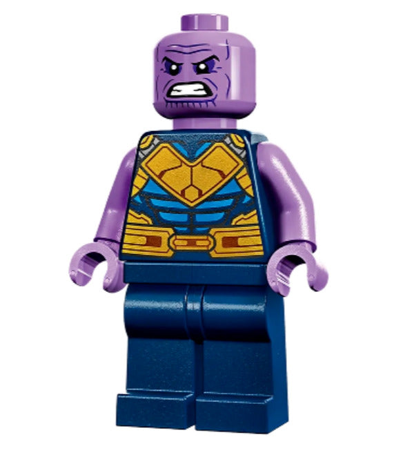 Lego Thanos 76242 Dark Blue Legs Plain Medium Lavender  Super Heroes Minifigure