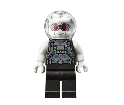 Lego Mr. Freeze 76160 Pearl Dark Gray Batman II Super Heroes Minifigure