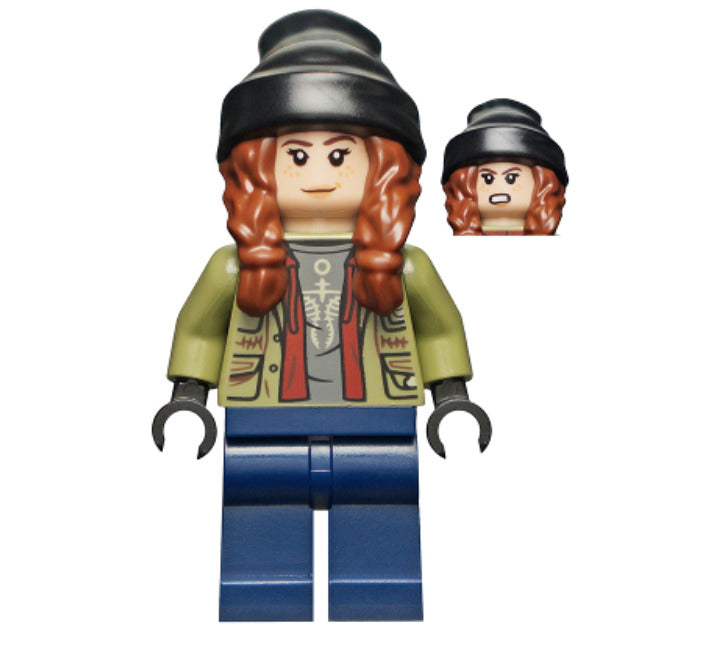 Lego Maisie Lockwood 76946 Green Jacket Black Beanie Jurassic World Minifigure