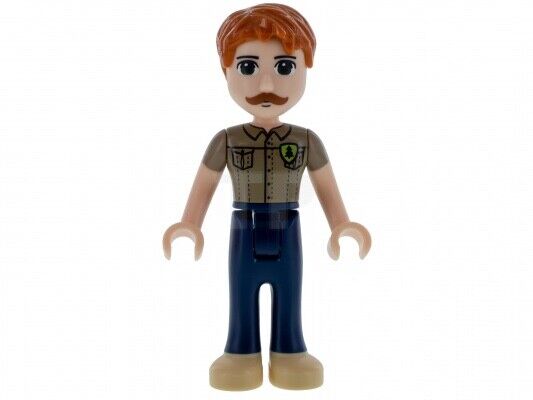 Lego Angus 41369 Dark Tan Shirt with Pockets Friends Minifigure