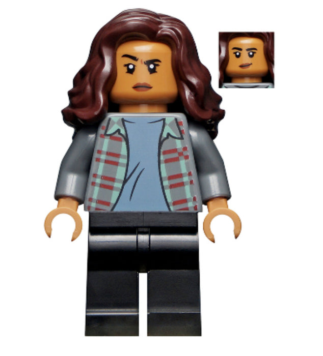 Lego MJ (Michelle Jones) 76185 Plaid Jacket Wavy Hair Super Heroes Minifigure