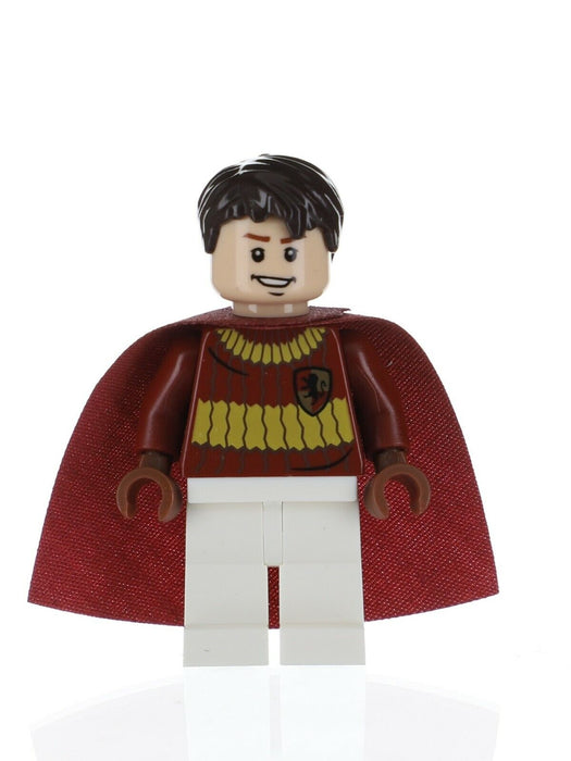 Lego Oliver Wood 4737 Dark Red Quidditch Uniform Harry Potter Minifigure