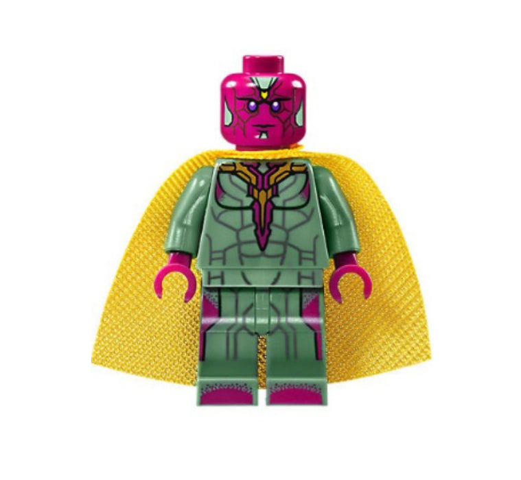 Lego Vision 76067 76103 Yellow Spot Forehead Civil War Super Heroes Minifigure