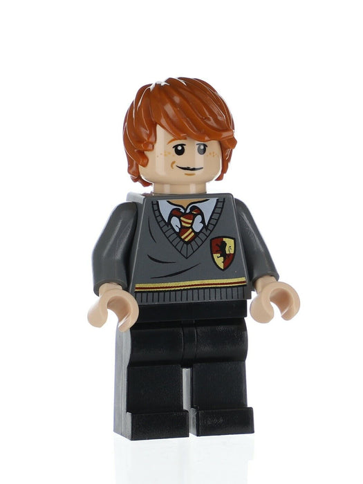 Lego Ron Weasley 4738 Gryffindor Stripe and Shield Torso Harry Potter Minifigure