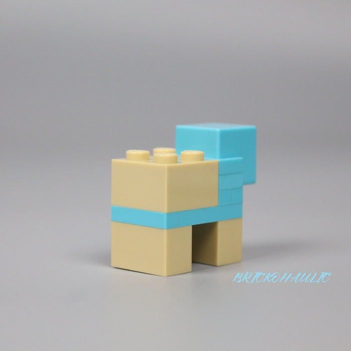 Lego Minecraft Sheep, Medium Azure, Sheared 21134 Minecraft Minifigure