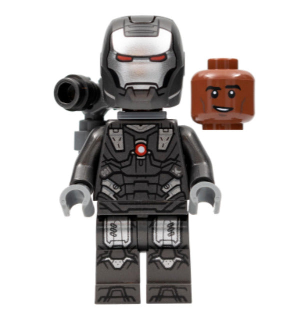 Lego War Machine 76216 Pearl Dark Gray and Silver Armor Super Heroes Minifigure