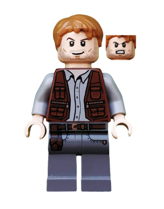 Lego Owen 75917 71205 (Owen Grady) Leather Vest Jurassic World Minifigure