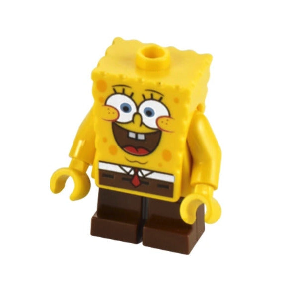 Lego SpongeBob SquarePants 3816 Large Grin and Black Eyebrows Minifigure