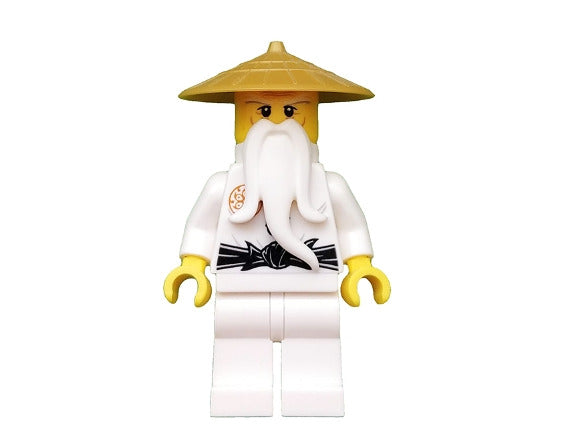 Lego Sensei Wu 70596 Pearl Gold Hat Ninjago Minifigure