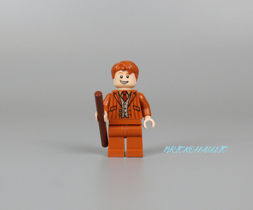 Lego Fred / George Weasley 10217 Dark Orange Suit Harry Potter Minifigure