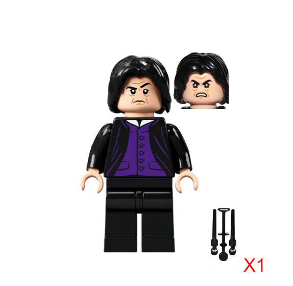 Lego Professor Severus Snape Dark Purple Shirt 76383 Harry Potter Minifigure