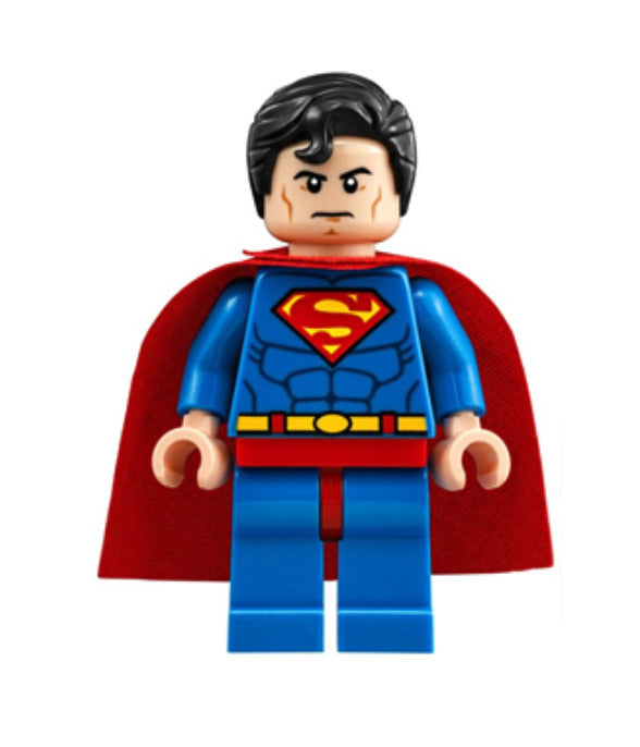 Lego Superman 76040 Spongy Soft Knit Cape Super Heroes Justice League Minifigure