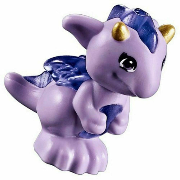 Lego Fledge Baby Dragon with Gold Horns Pattern Elves Animal Minifigure