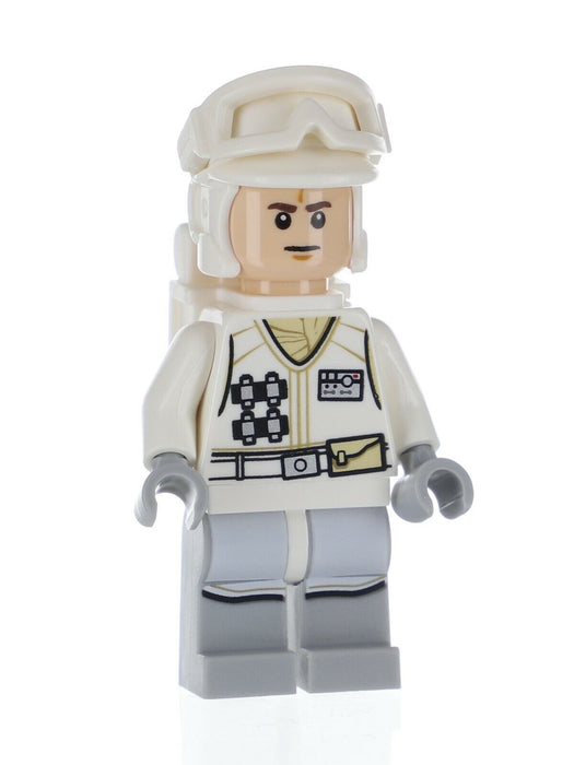 Lego Hoth Rebel Trooper 75098 Dark Tan Uniform (Frown) Star Wars Minifigure