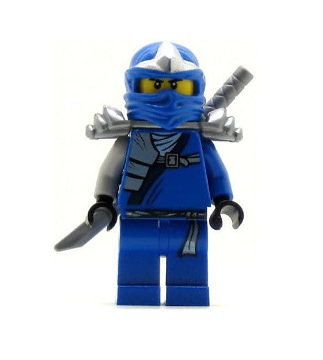 Lego Jay ZX 9450 9445 9449 with Armor Ninjago Minifigure