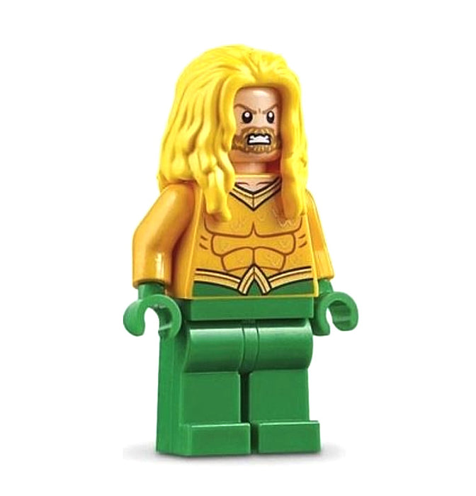 Lego Aquaman 76116 Yellow Long Hair Batman II Super Heroes Minifigure