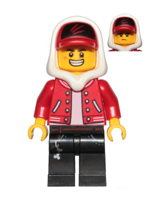 Lego Jack Davids 70424 70418 Red Jacket Hidden Side Minifigure