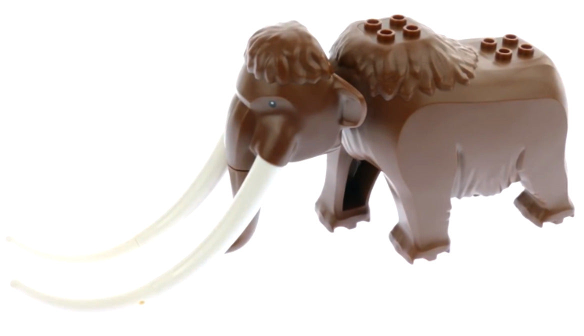 Lego Reddish Brown Woolly Mammoth 60195 Arctic Animal Big Figure Minifigure