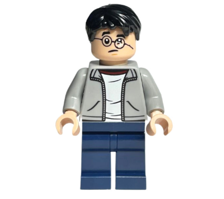 Lego Harry Potter 76405 Gray Jacket Broken Glasses Harry Potter Minifigure