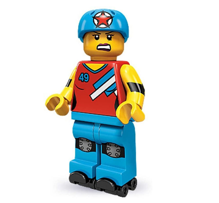 Lego Roller Derby Girl 71000 Collectible Series 9 Minifigures