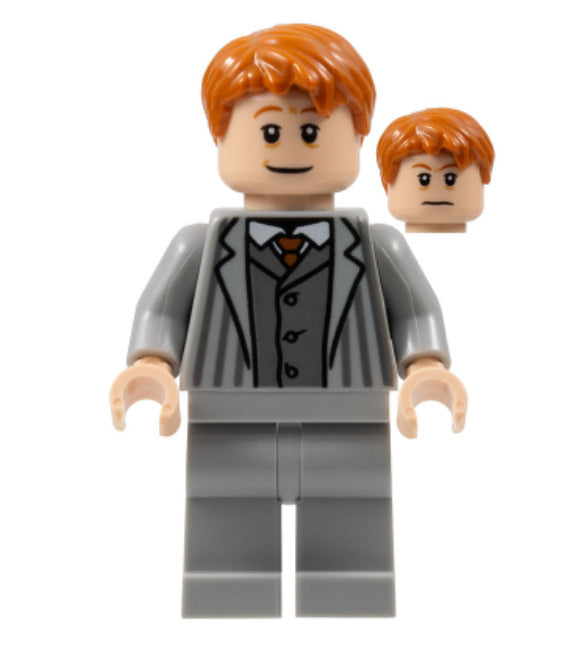 Lego Arthur Weasley 76403 Light Bluish Gray Suit Harry Potter Minifigure