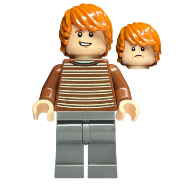 Lego Ron Weasley 76422 Reddish Brown Striped Sweater Harry Potter Minifigure