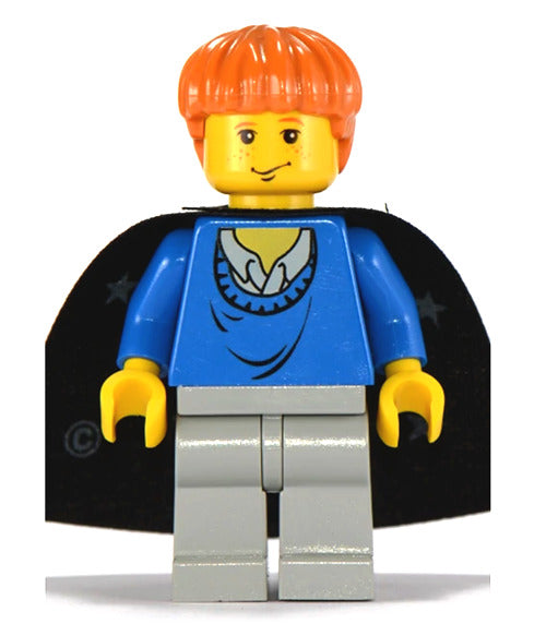 Lego Ron Weasley 4722 Blue Sweater Sorcerer's Stone Harry Potter Minifigure