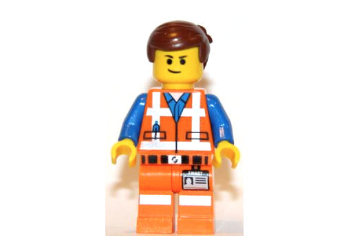 Lego Emmet Press Kit Lopsided Closed Mouth Smile The LEGO Movie Minifigure