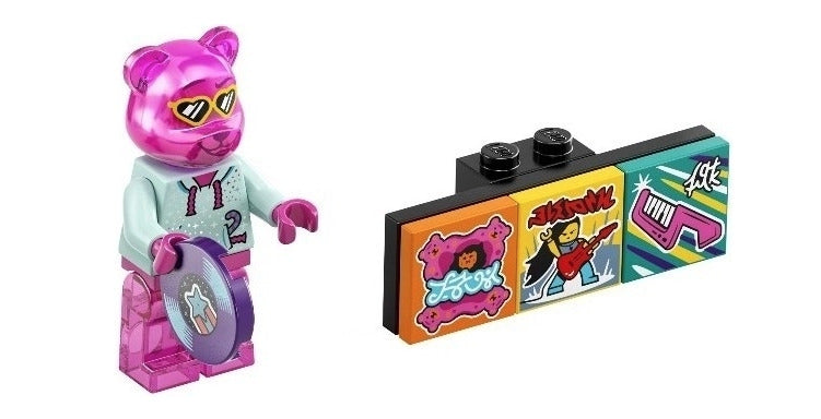 Lego DJ Rasp-Beary 43108 Bandmates Series 2 Vidiyo Minifigure