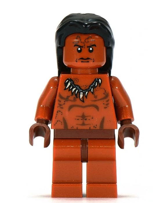 Lego Ugha Warrior 7627 with Hair Indiana Jones Minifigure