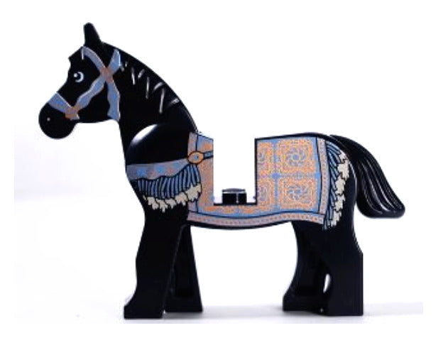 Lego Aksh Horse 7569 Persian Blanket Pattern Prince of Persia Figure Animal