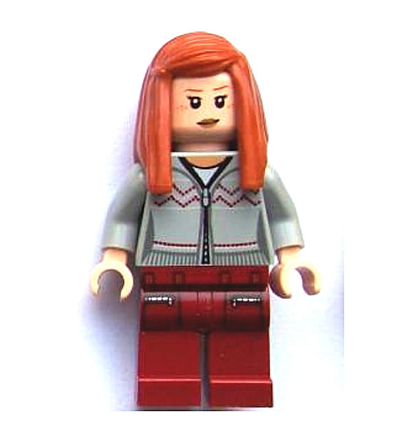 Lego Ginny Weasley 4840 Light Bluish Gray Knitwear Harry Potter Minifigure