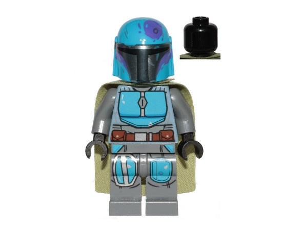 Lego Mandalorian Tribe Warrior 75267 Dark Azure Helmet Star Wars Minifigure