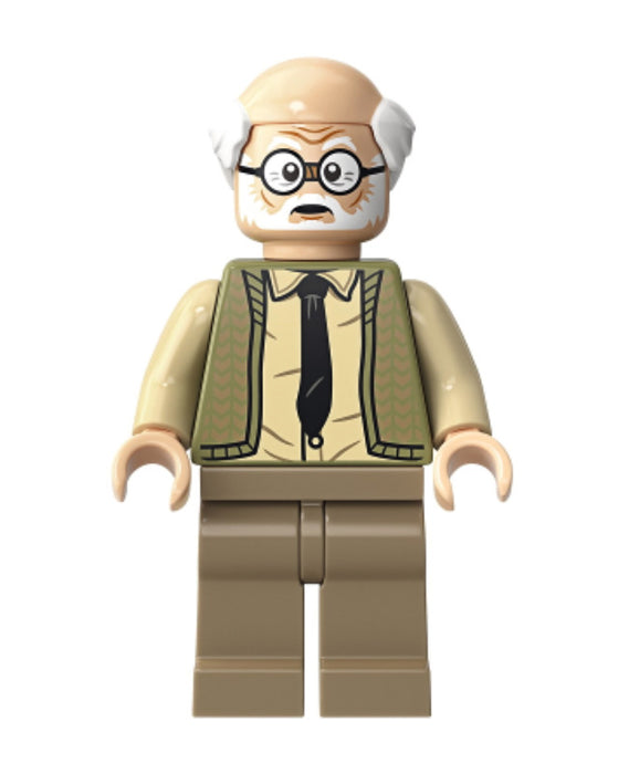 Lego Ernie Prang 75957 Olive Green Vest Knit, Half Bald Harry Potter Minifigure