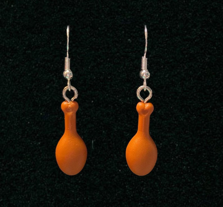 Brickohaulic Drumstick Dangle Earrings Handmade with LEGO® Bricks Parts