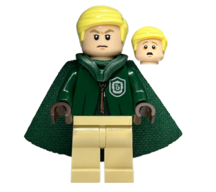 Lego Draco Malfoy 76416 Dark Green Slytherin Uniform Harry Potter Minifigure