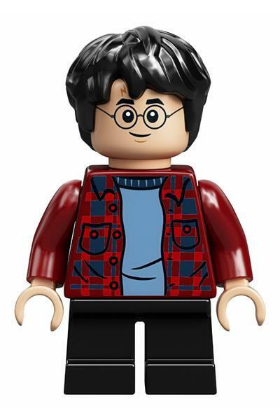 Lego Harry Potter 75968 Dark Red Plaid Flannel Shirt Harry Potter Minifigure