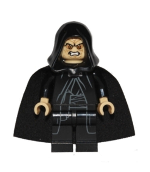 Lego Emperor Palpatine The Dark Side Book Tan Head, Hands Star Wars Minifigure