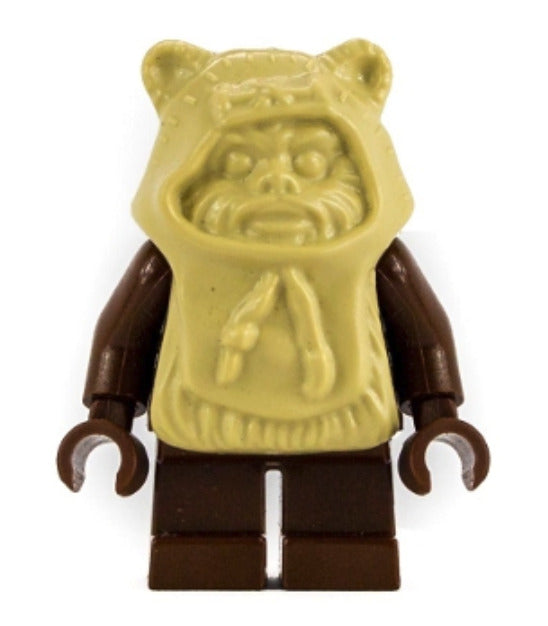 Lego Ewok Paploo 7139 Tan Hood Ewok Attack Star Wars Minifigure