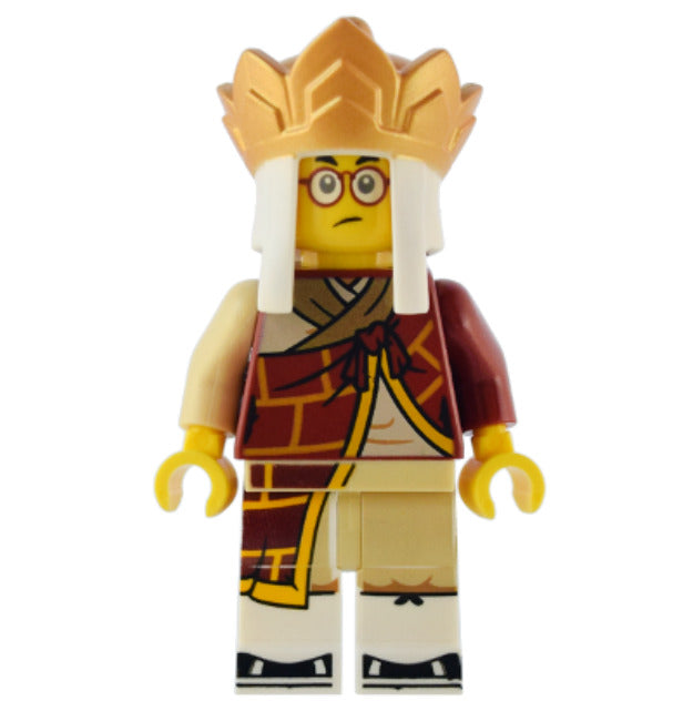 Lego Mr. Tang 80045 Dark Red Robe Gold Headdress Monkie Kid Minifigure