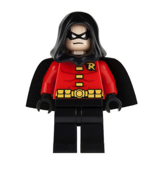 Lego Robin 10937 Black Cape and Hood DC Comics Super Heroes Minifigure